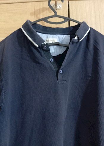 Düğmeli Lacivert Erkek Polo Tişört - Görsel 4