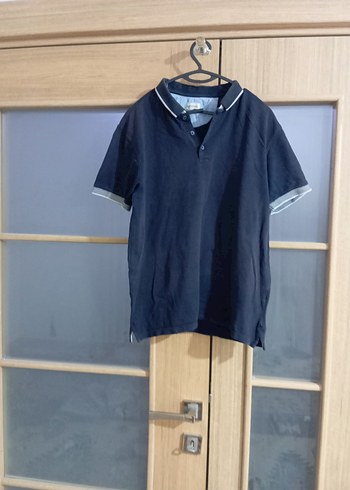 Düğmeli Lacivert Erkek Polo Tişört - Görsel 2