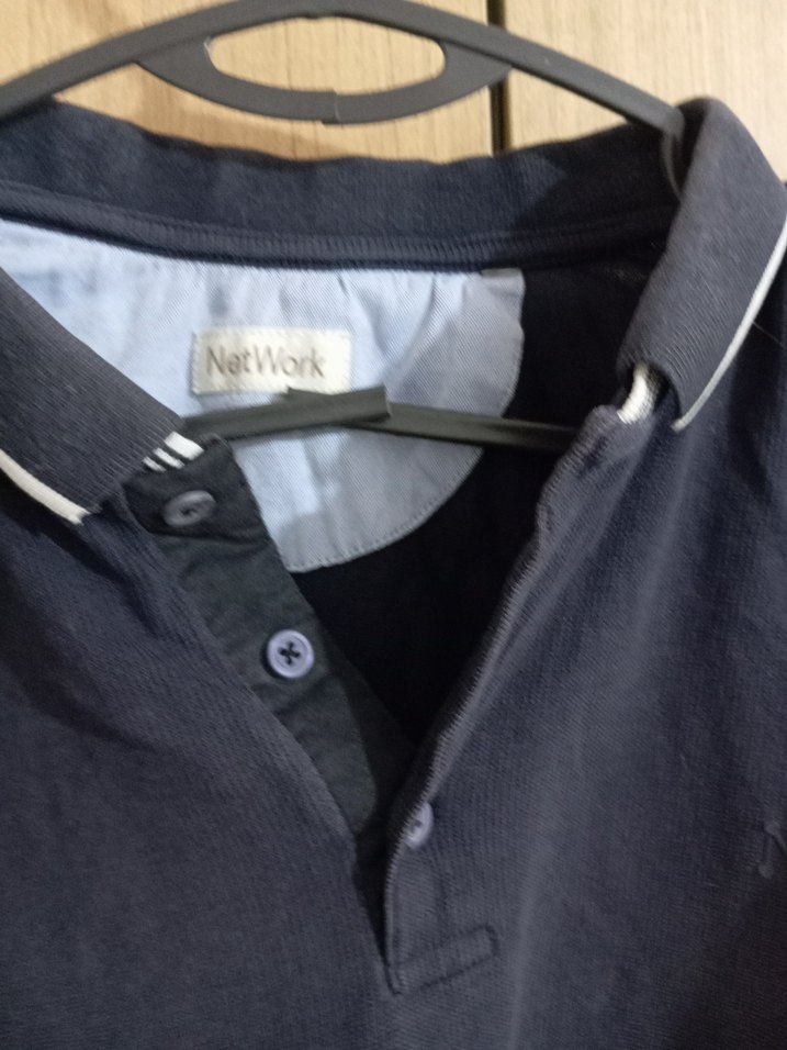 Düğmeli Lacivert Erkek Polo Tişört - Görsel 5