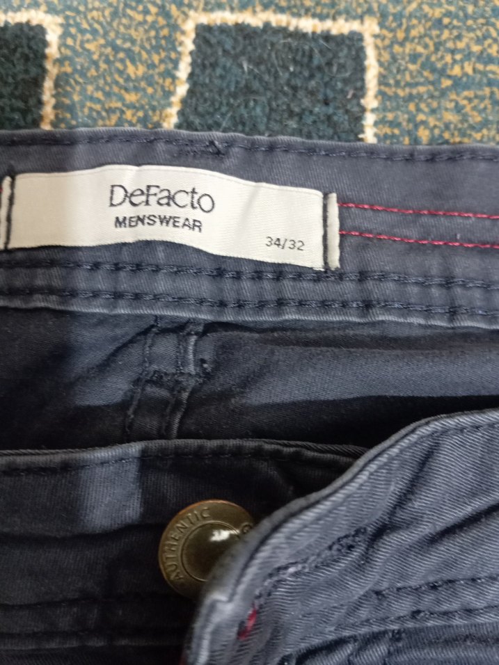 Erkek Gri Denim Pantolon - Görsel 5