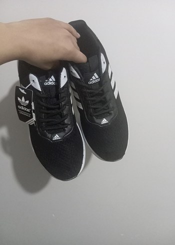 Adidas Siyah Bağcıklı Erkek Spor Ayakkabı - Görsel 3