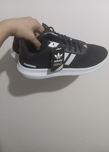 Adidas Siyah Bağcıklı Erkek Spor Ayakkabı - Görsel 4