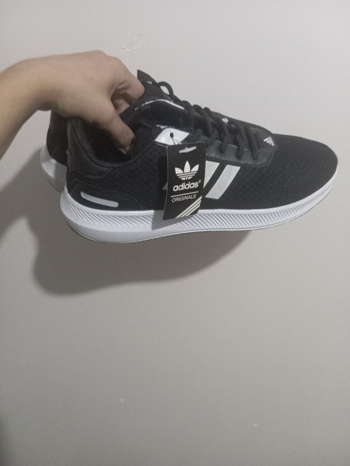 Adidas Siyah Bağcıklı Erkek Spor Ayakkabı - Görsel 4