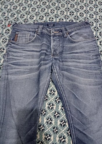 Gri Bağcıklı Salaş Erkek Kot Pantolon - Görsel 3