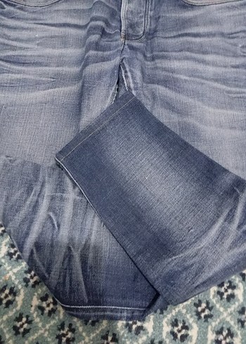 Gri Bağcıklı Salaş Erkek Kot Pantolon - Görsel 5