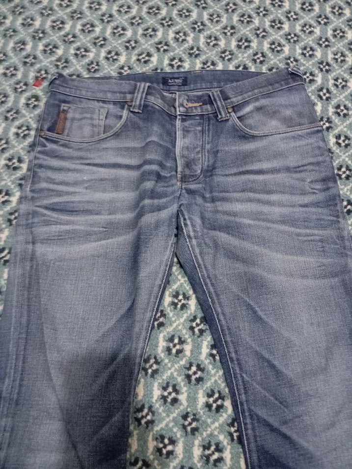 Gri Bağcıklı Salaş Erkek Kot Pantolon - Görsel 3