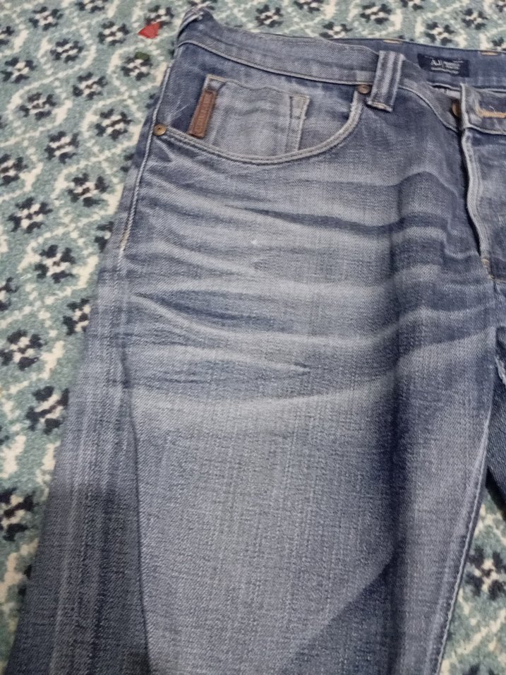 Gri Bağcıklı Salaş Erkek Kot Pantolon - Görsel 4