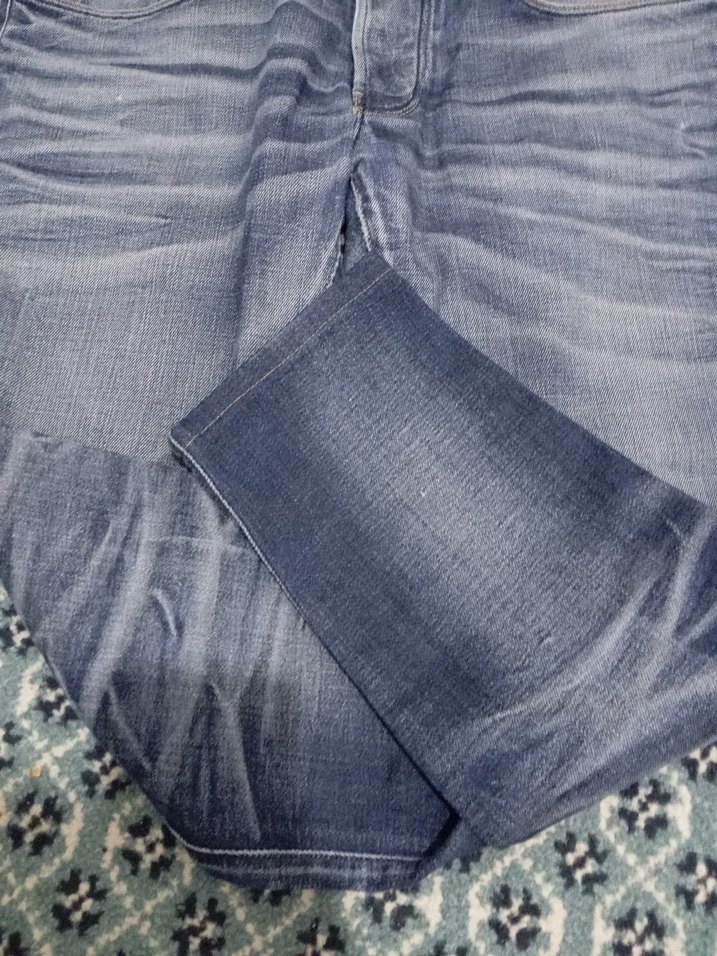 Gri Bağcıklı Salaş Erkek Kot Pantolon - Görsel 5