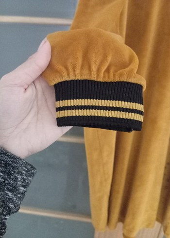 Kadın Camel Süet Uzun Kollu Tunik - Görsel 4