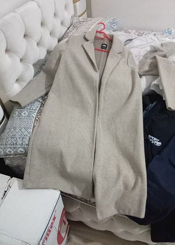 Bej Düz Kesim Kaban - Görsel 3