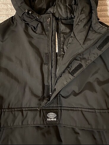l Beden siyah Renk Pull bear kanguru mont