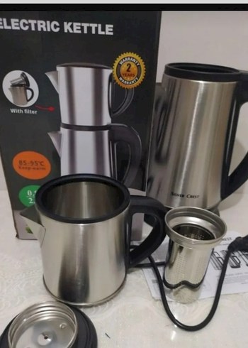 Silver Crest Gri Elektrikli Çay Makinesi - Görsel 2