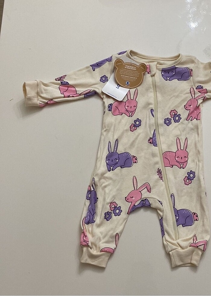 Yenidoğan kız bebek 3?lü tulum - Görsel 2