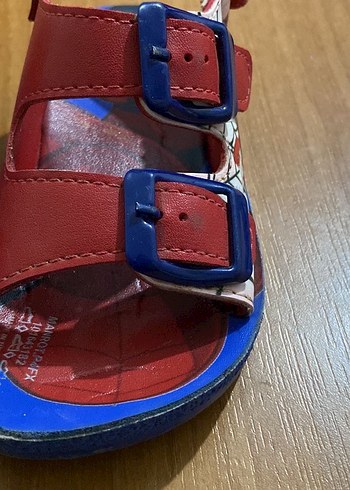 Kırmızı Spiderman Baskılı Erkek Çocuk Sandalet - Görsel 2