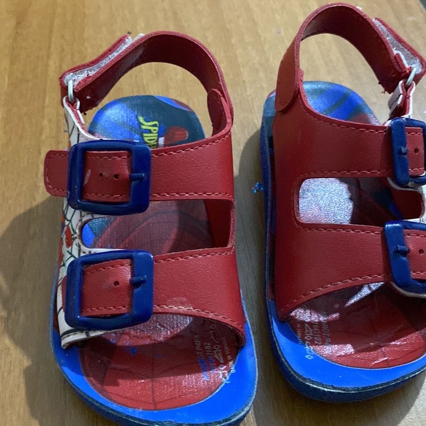Kırmızı Spiderman Baskılı Erkek Çocuk Sandalet - Görsel 3