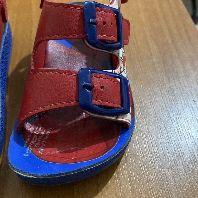 Kırmızı Spiderman Baskılı Erkek Çocuk Sandalet - Görsel 2