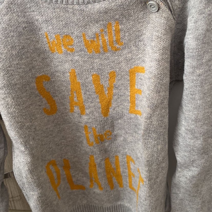 Gri  erkek Çocuk Triko Uzun Kollu Kazak - Görsel 2