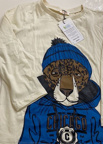 Leopar Baskılı Erkek çocuk Sweatshirt - Görsel 2