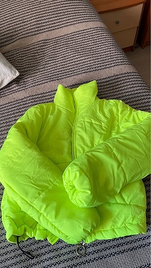 Neon bomber xs/s temiz ceket