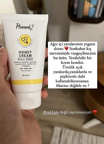 Diğer HOM BİTKİSEL BALLI KREM