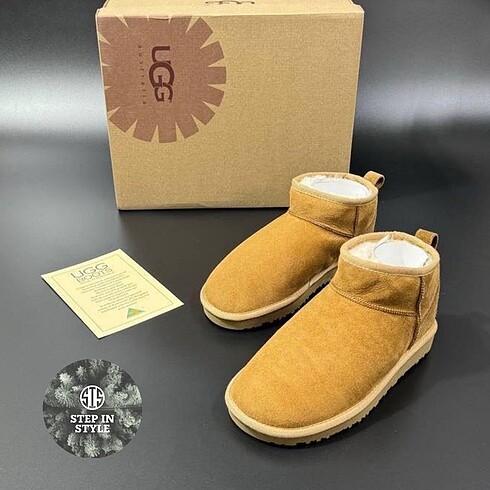 38 Beden camel Renk Sahra Klasik Model ugg