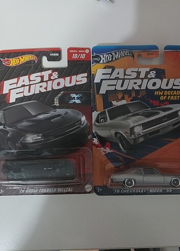 Hot wheels ff uzun karton 4 lü lot