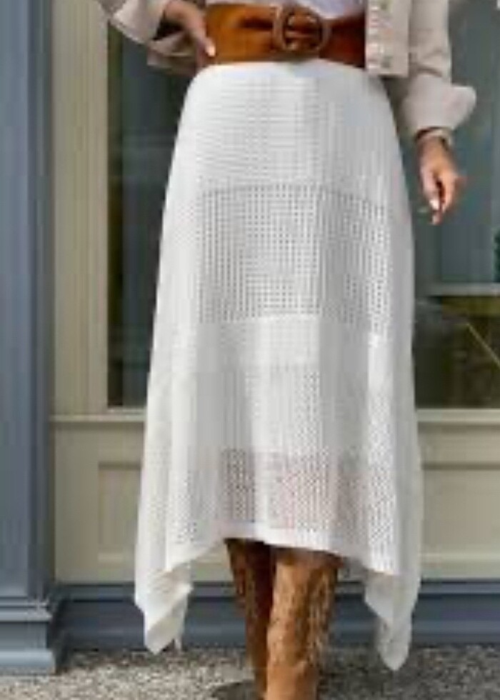 Tiriko etek asimetrik - Görsel 3