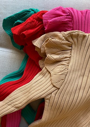 Beyaz Kadın Kürklü Modern Klasik Kazak - Görsel 12