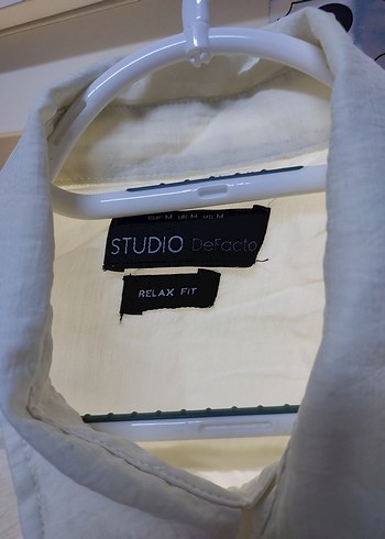 Sarımtrak keten kadın Gömlek Düğmeli Yakalı - Görsel 4