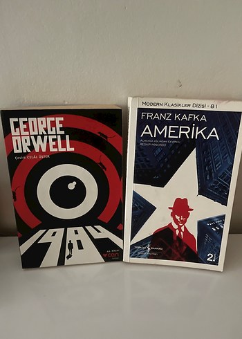 Franz Kafka - Amerika & George Orwell - 1984 Roman Seti