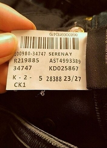 s Beden Mavi marka Jean