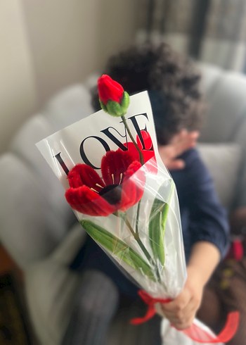 Renkli Çiçek Buketleri Hediye Seti - Görsel 4