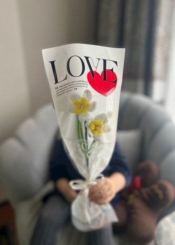 Renkli Çiçek Buketleri Hediye Seti - Görsel 9