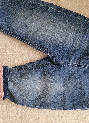 1 yas kiz bebek ici polarli pantolon