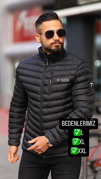 Erkek ince şişme mont