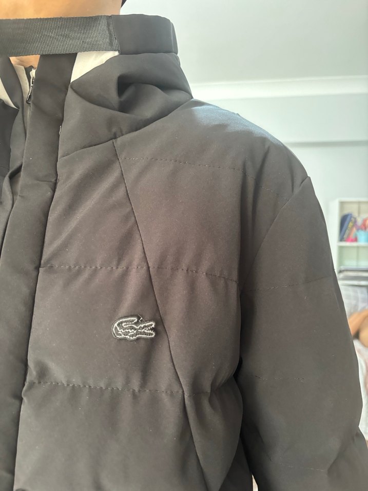 Lacoste Siyah Fermuarlı Erkek Mont - Görsel 2