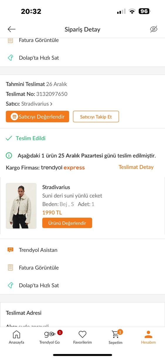 Stradivarius Suni Deri Ceket - Görsel 3