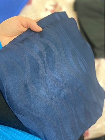 Diğer Lacivert jakar eşarp