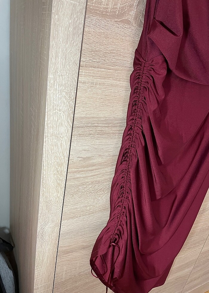 Bordo abiye - Görsel 2