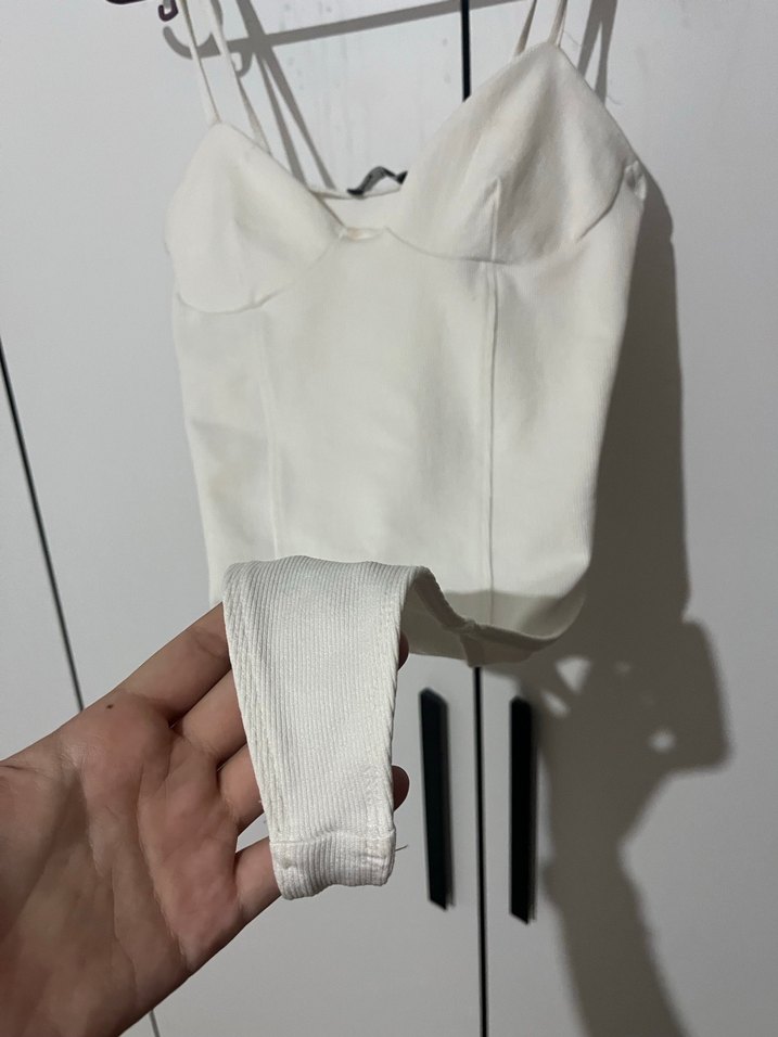 Beyaz Büstiyer - Görsel 3