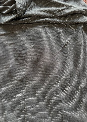 Gri parıltılk maxi  Etek - Görsel 3