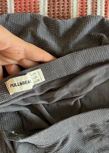 Gri parıltılk maxi  Etek - Görsel 2