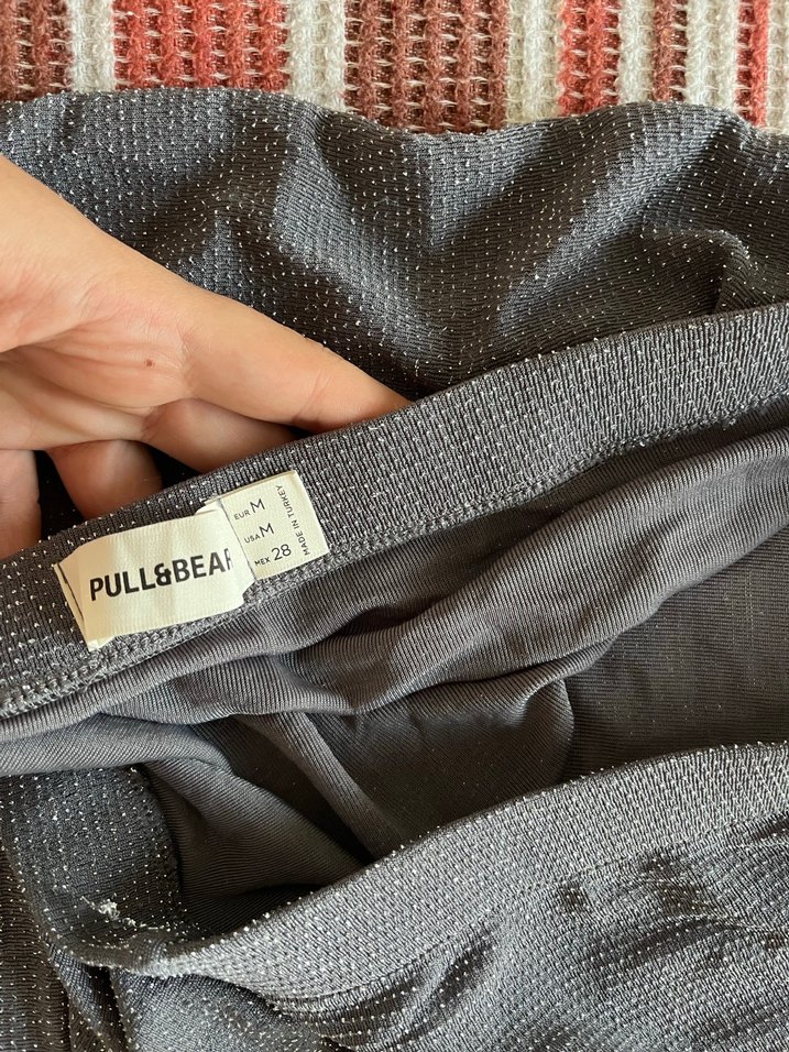 Gri parıltılk maxi  Etek - Görsel 2