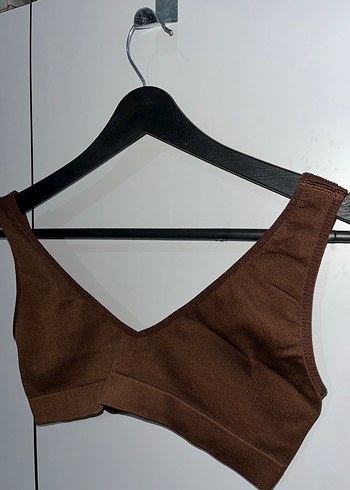 Kahverengi bralet - Görsel 4