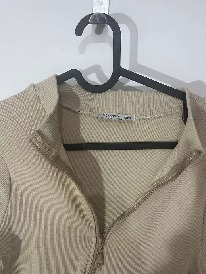 Bej Mini Elbise - Görsel 3