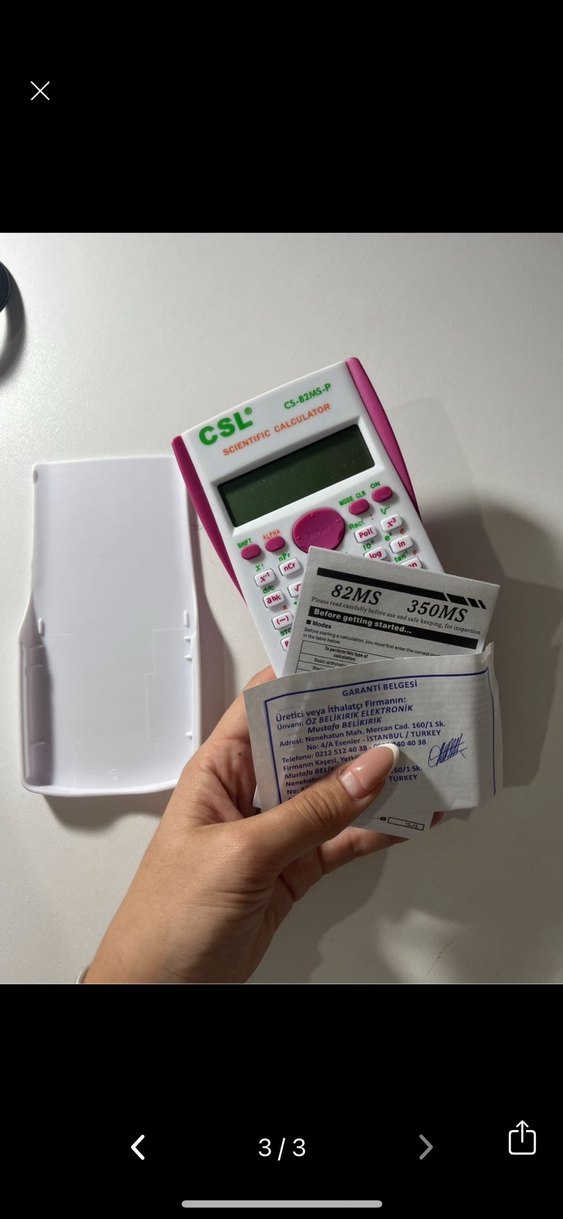 CSL Pastel Bilimsel Hesap Makinesi - Görsel 3
