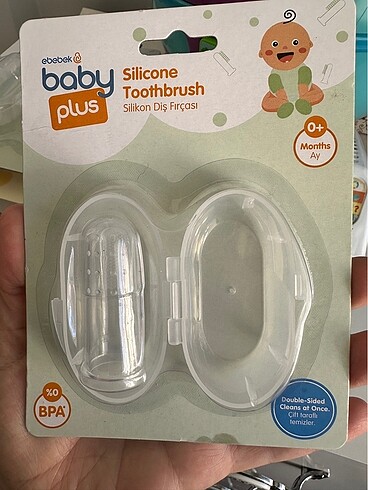 Baby plus silikon diş fırçası