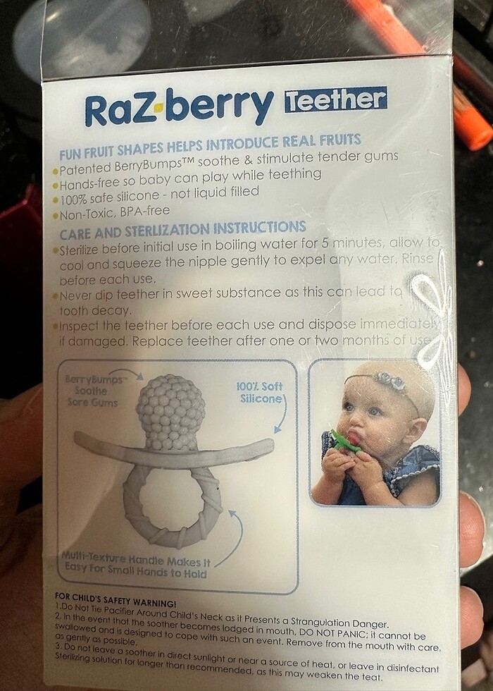 Amerikan markası razberry diş kaşıyıcı - Görsel 3