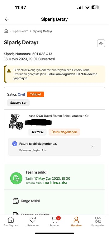 Kanz K-Go bebek arabası