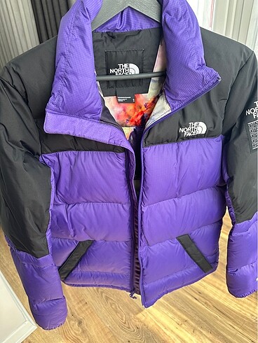 m Beden The north face kadın mor diablo down kaz tüyü mont